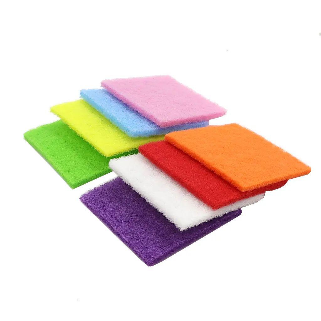 Tampoane de curățat colorate Burete de curățat lavețe de curățare cuve de spălat pentru bucătărie