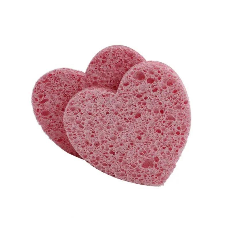 Burete roz biodegradabil din celuloză comprimată Sweetheart