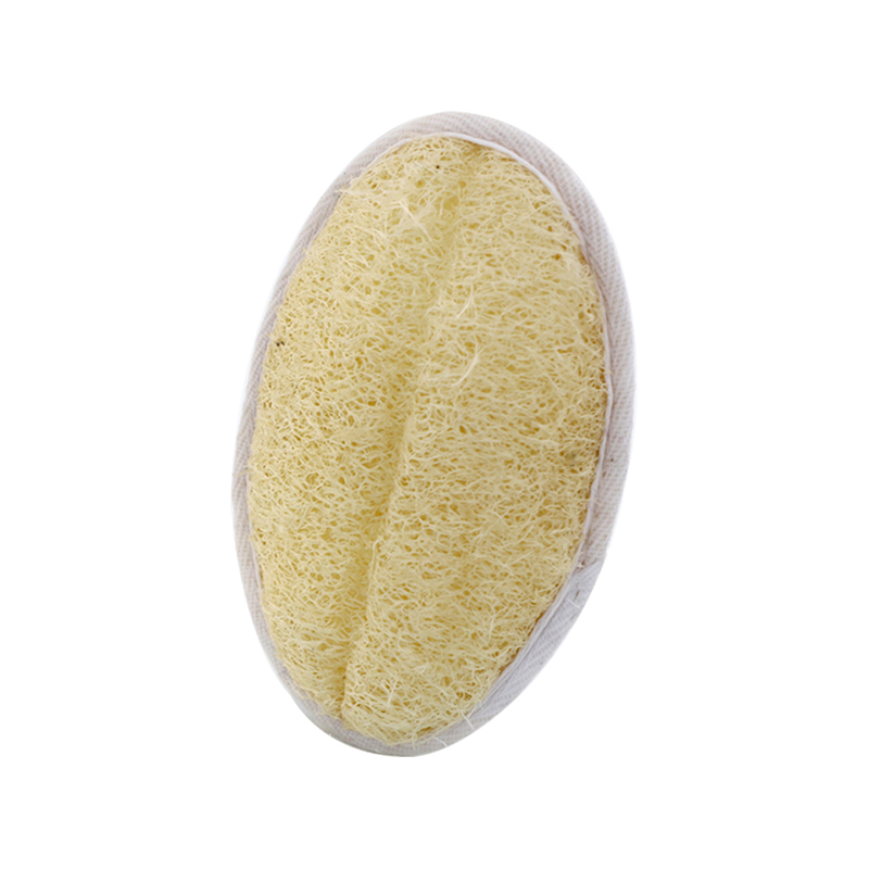Instrument de baie Burete lufa pentru exfoliere și curățare delicată, scrubber cu două fețe